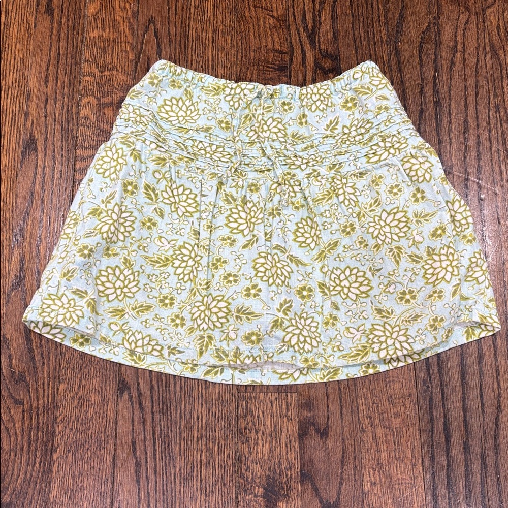 GAP Kids Floral Skort in Blue White and green size 5/6